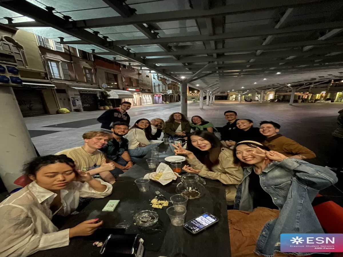 group of people smiling