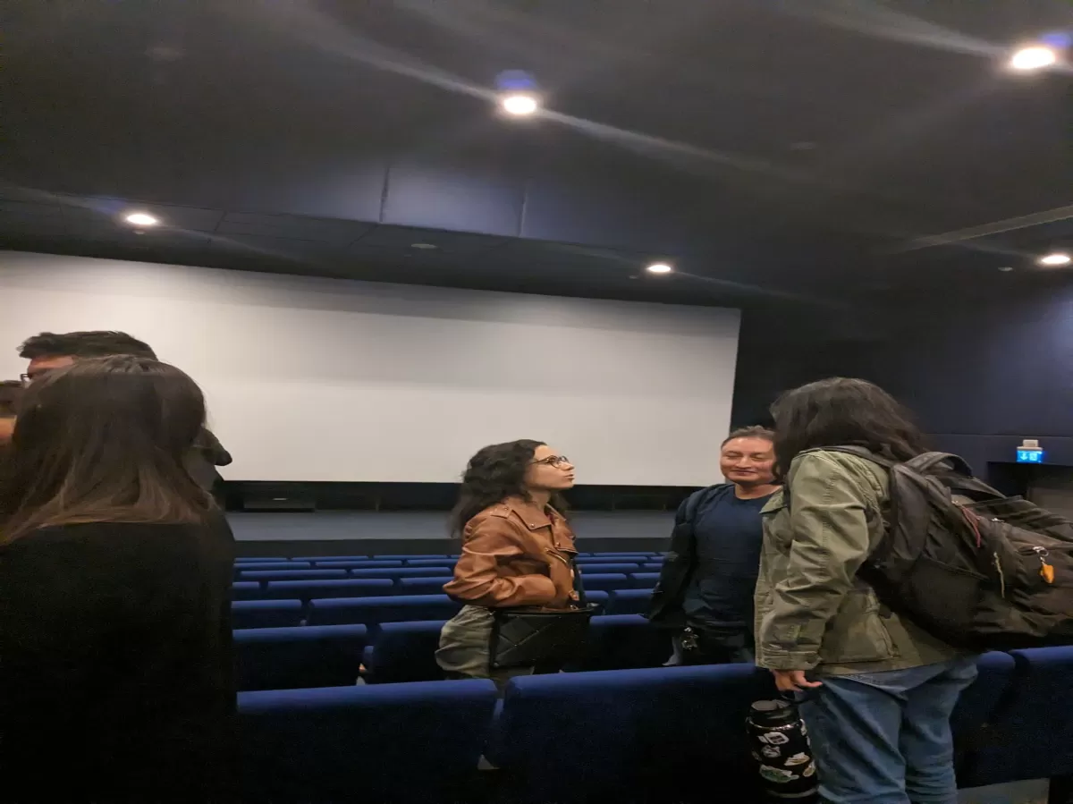 Chatting after the documentary (2)