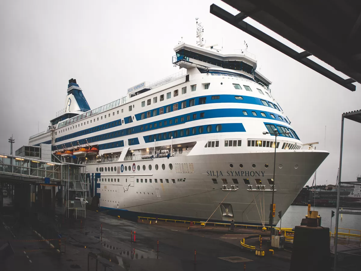 Silja Serenade, the cruise ship used for Pirates of the Baltic Sea