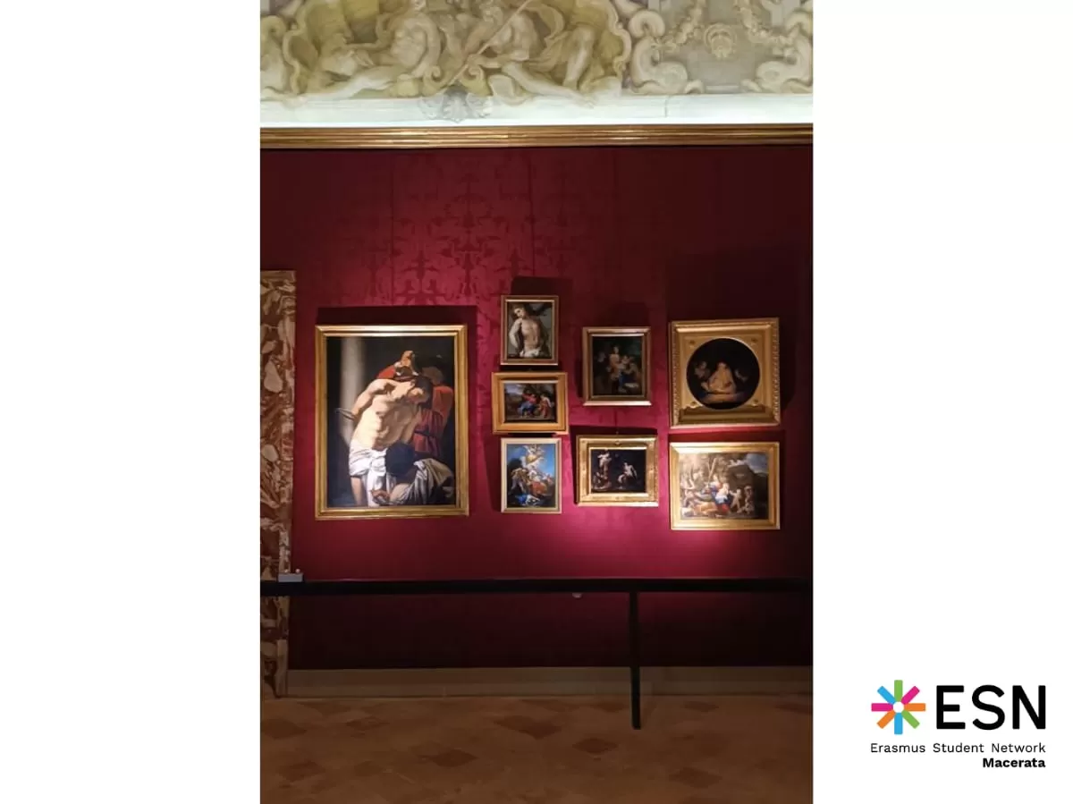 Picture of the paintings inside the Buonaccorsi Museum