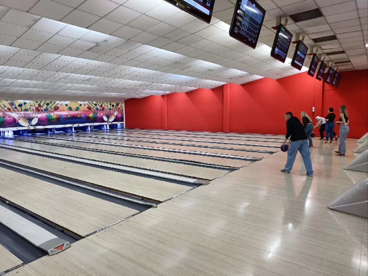 The bowling alleys