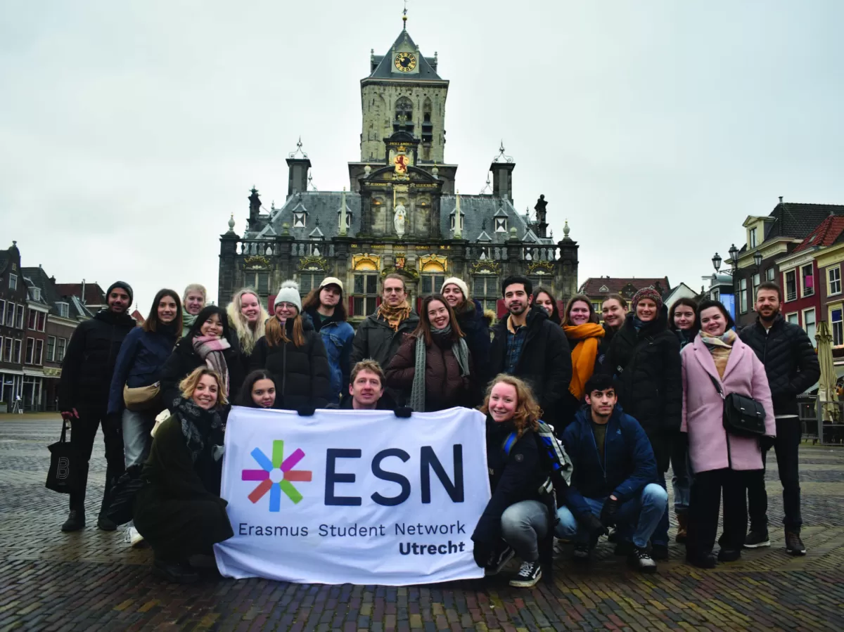 A group picture in Delft