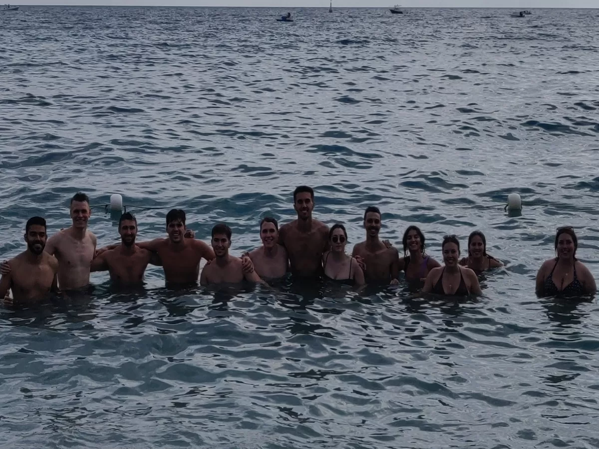 swimming in Monterosso
