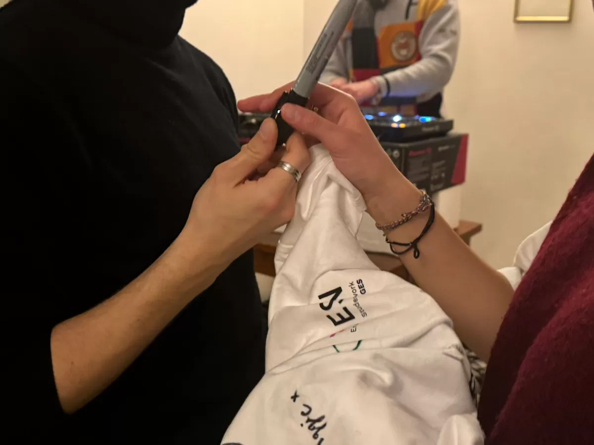A signed t-shirt