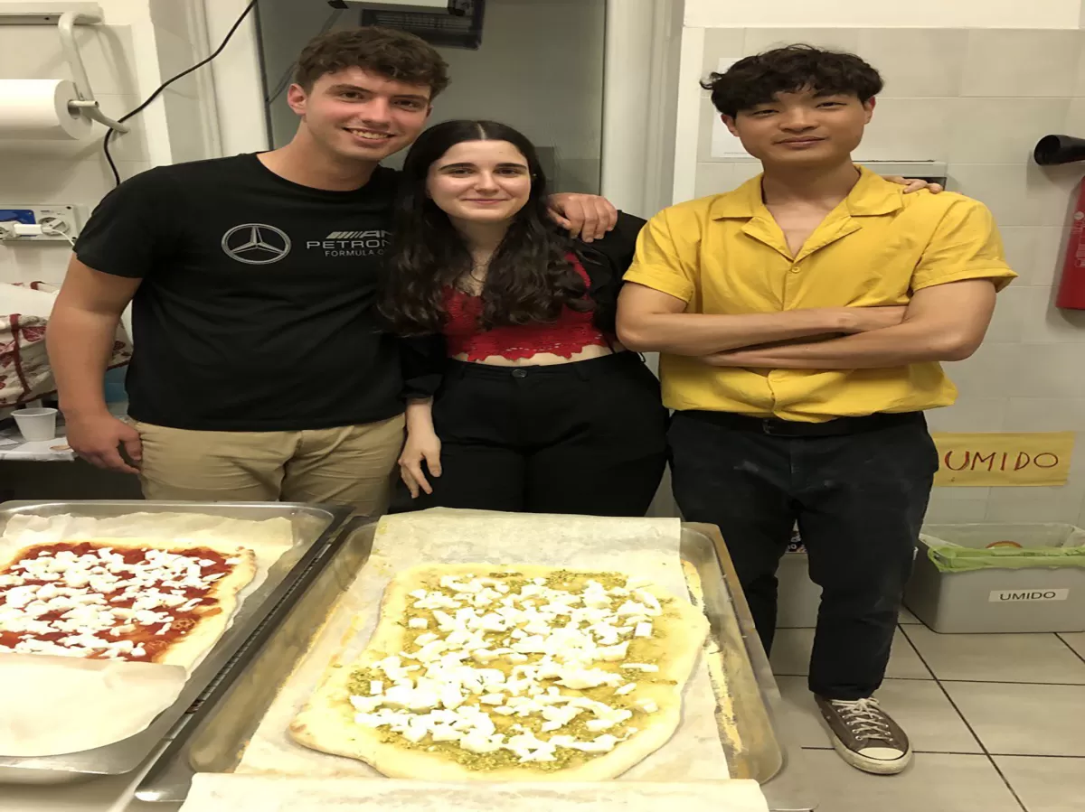 Pizza makers in the making