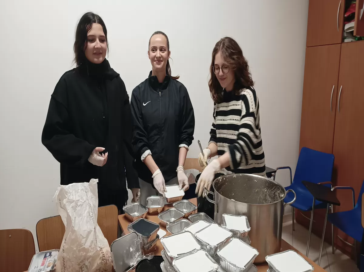preparation of the meals
