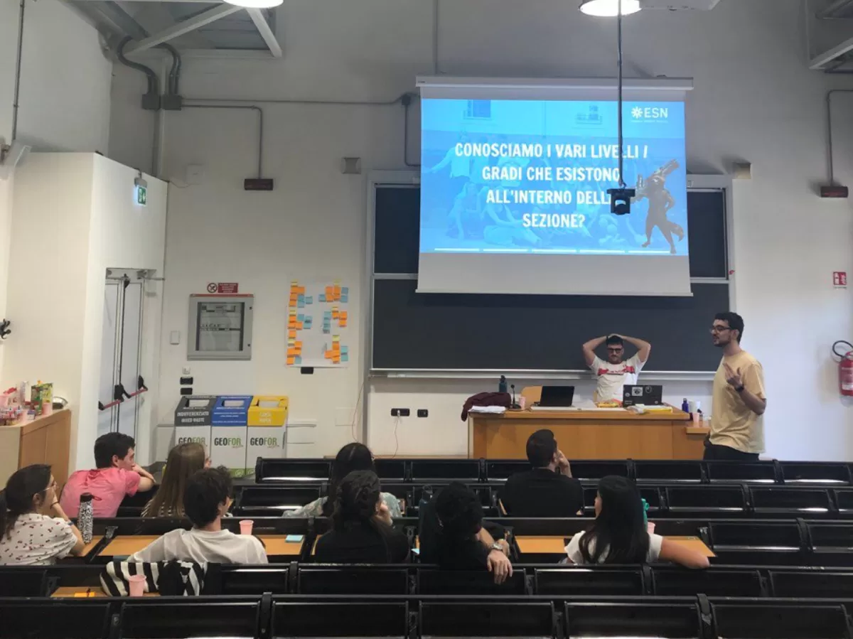 Our ESNer during the session