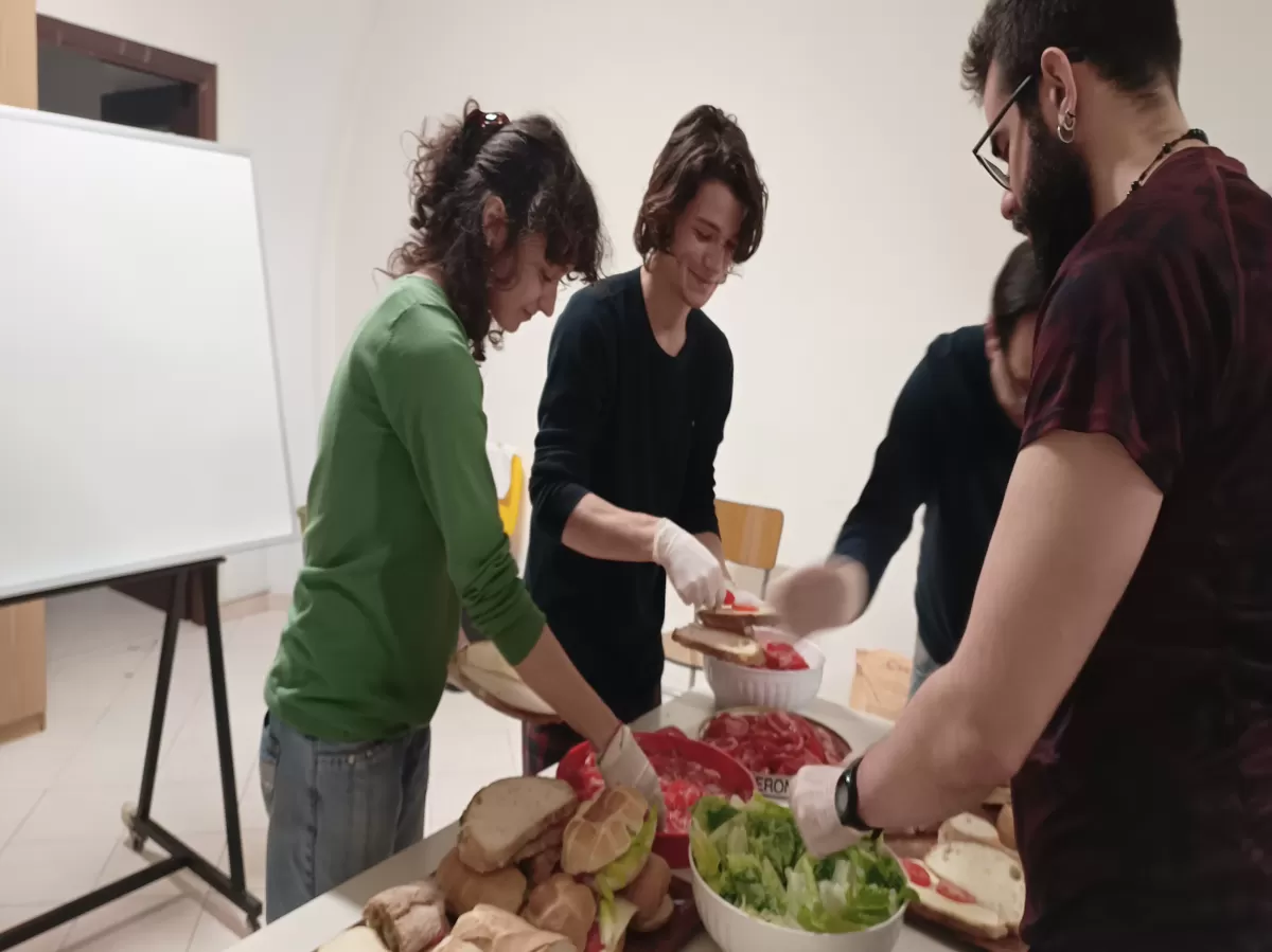preparation of the meals