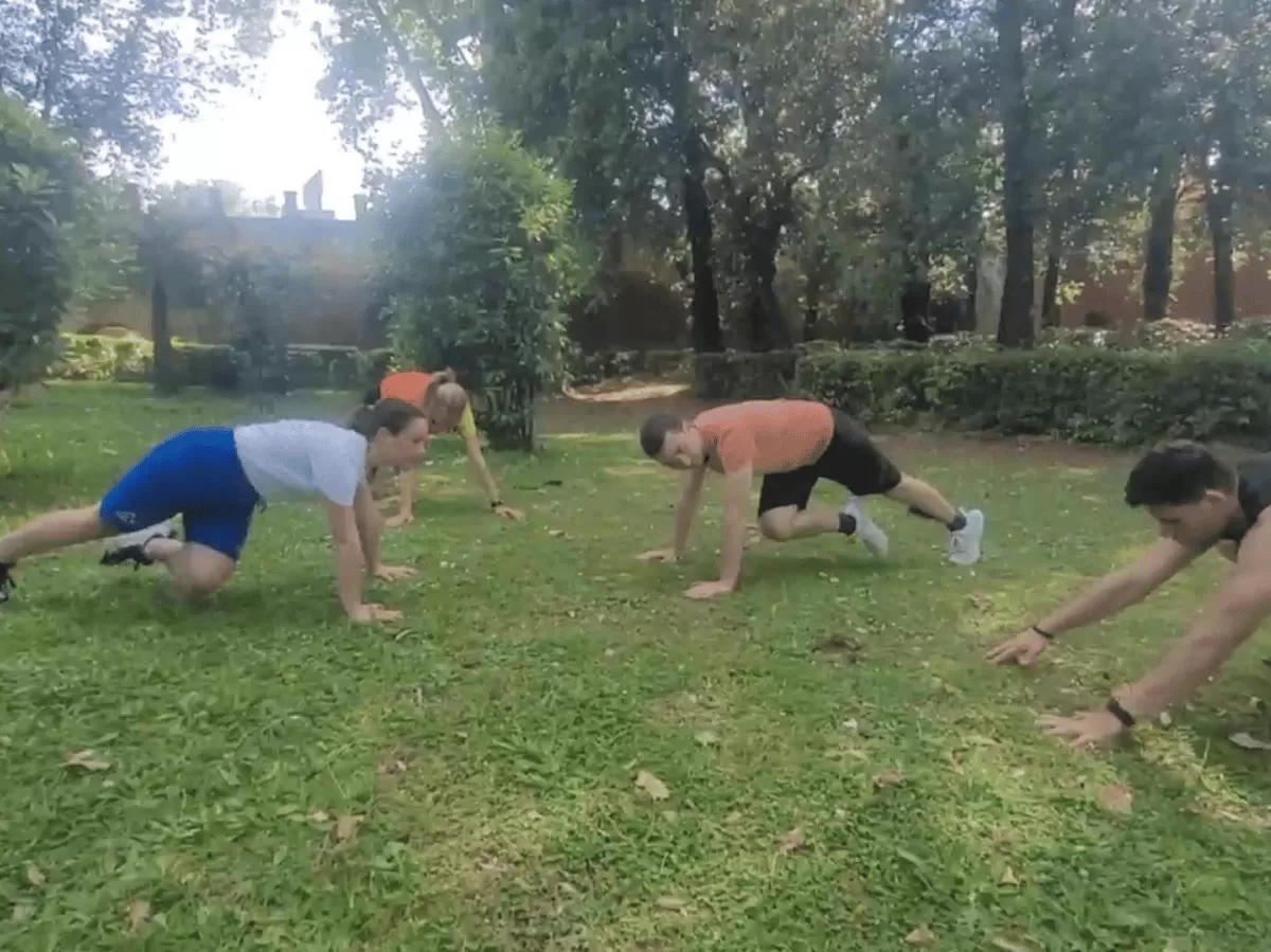 Exercises in the parks