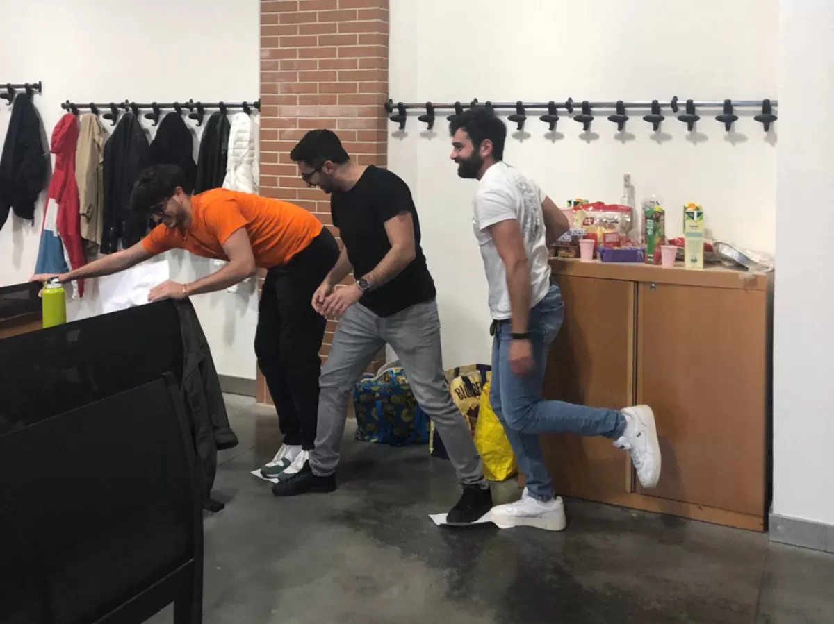 Our board during the icebreaking