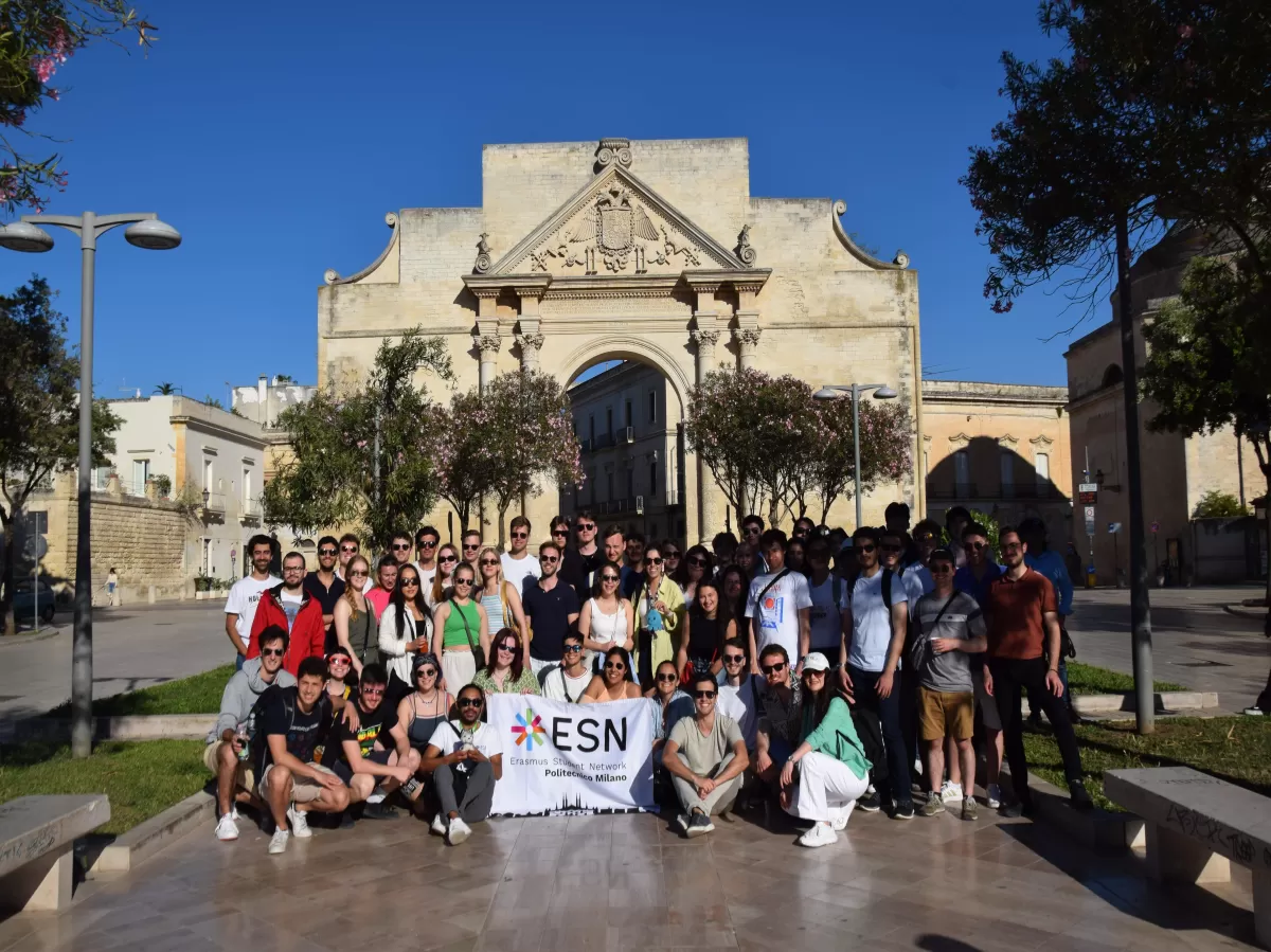 The group in Lecce