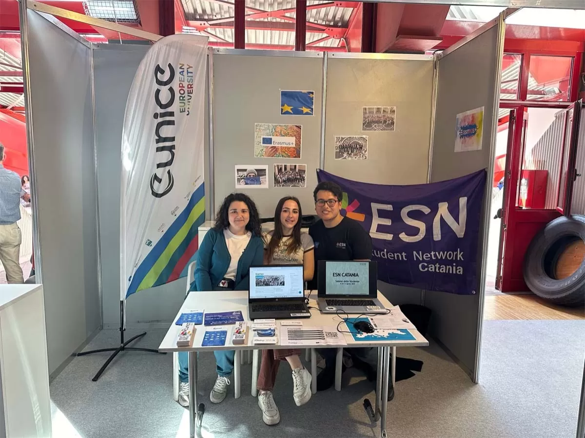 Some of our volunteers in our stand during the event