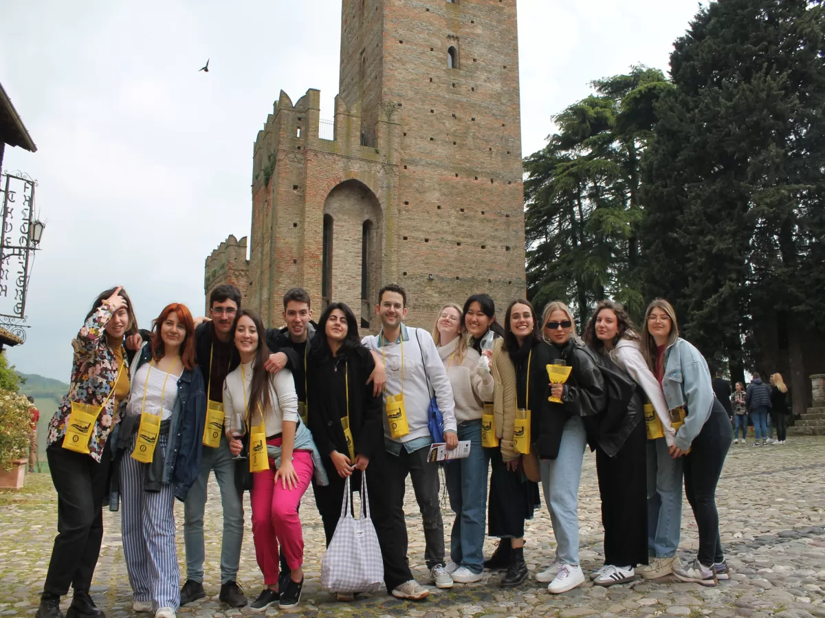 participants at the wine festival