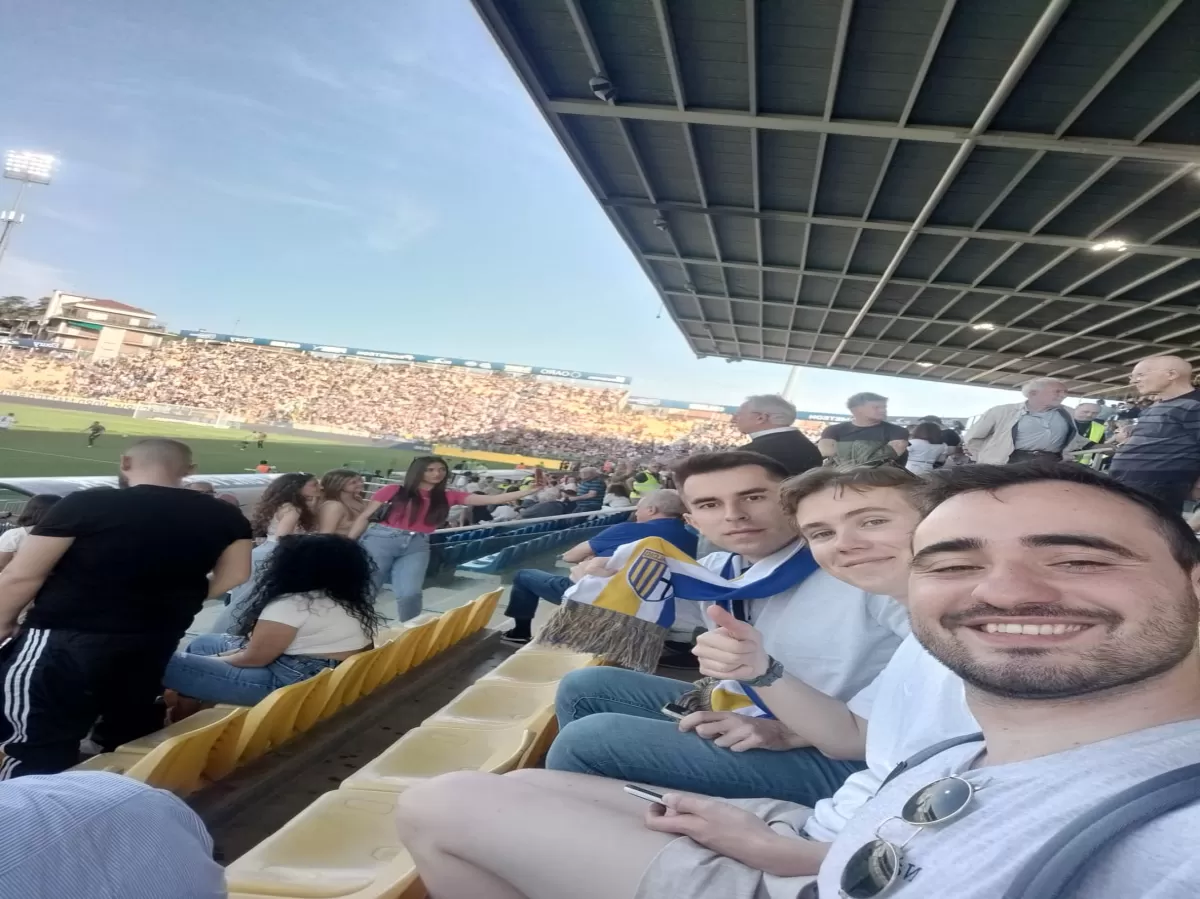 our participants at the stadium