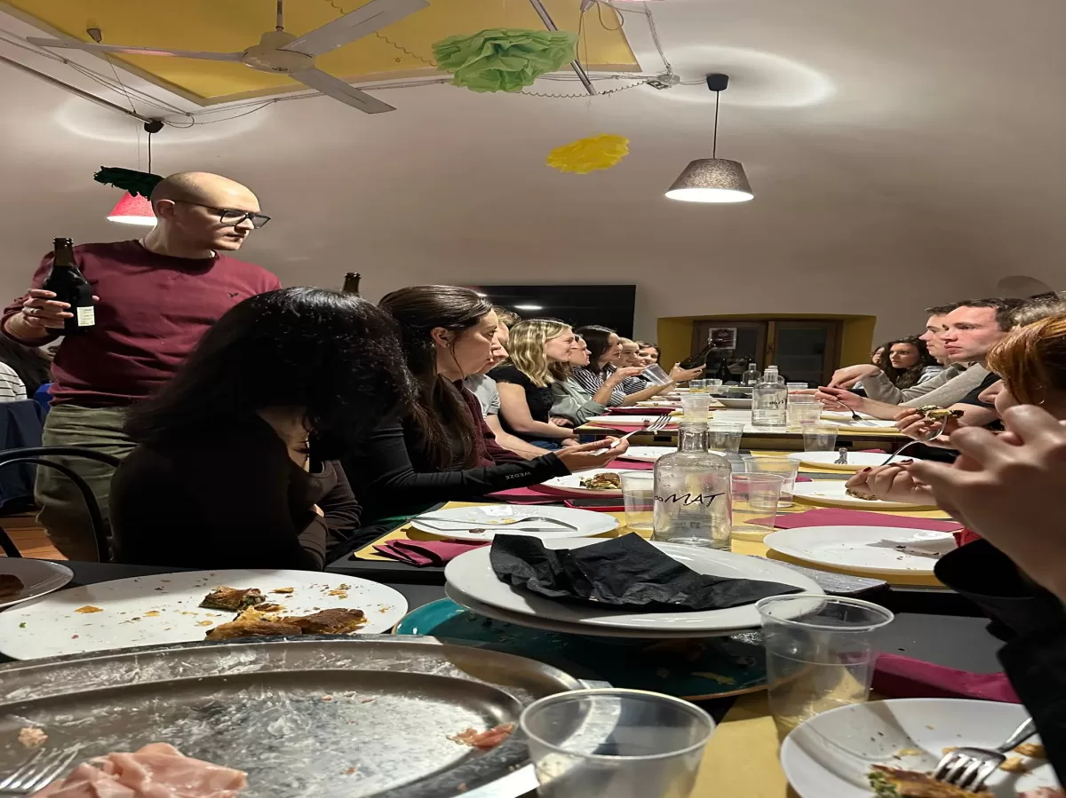 participants at dinner