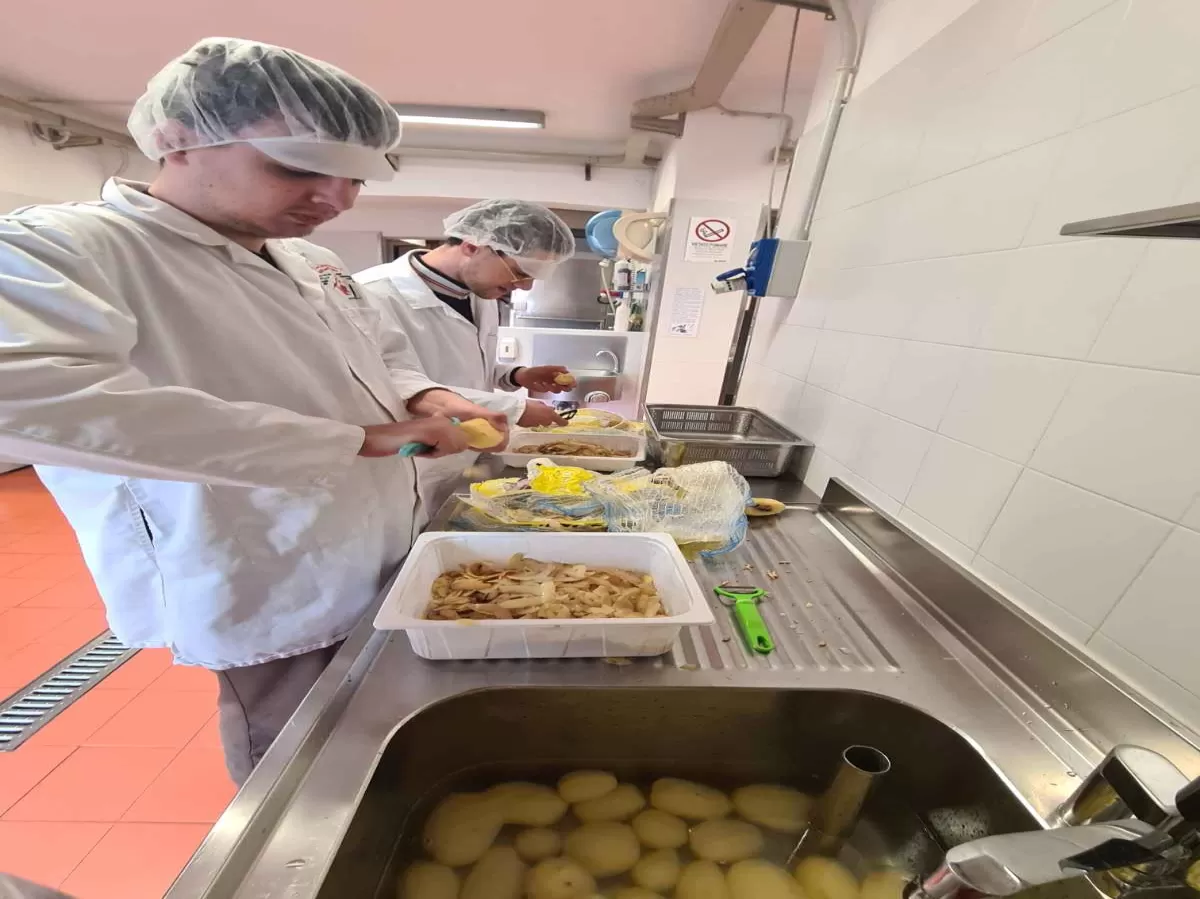 a guy cooking a meal