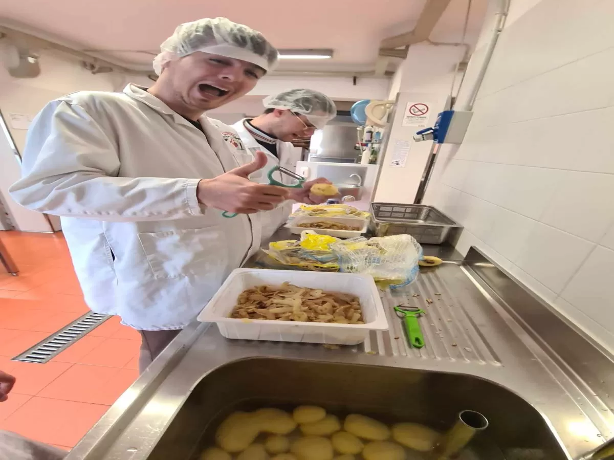 guy preparing a meal