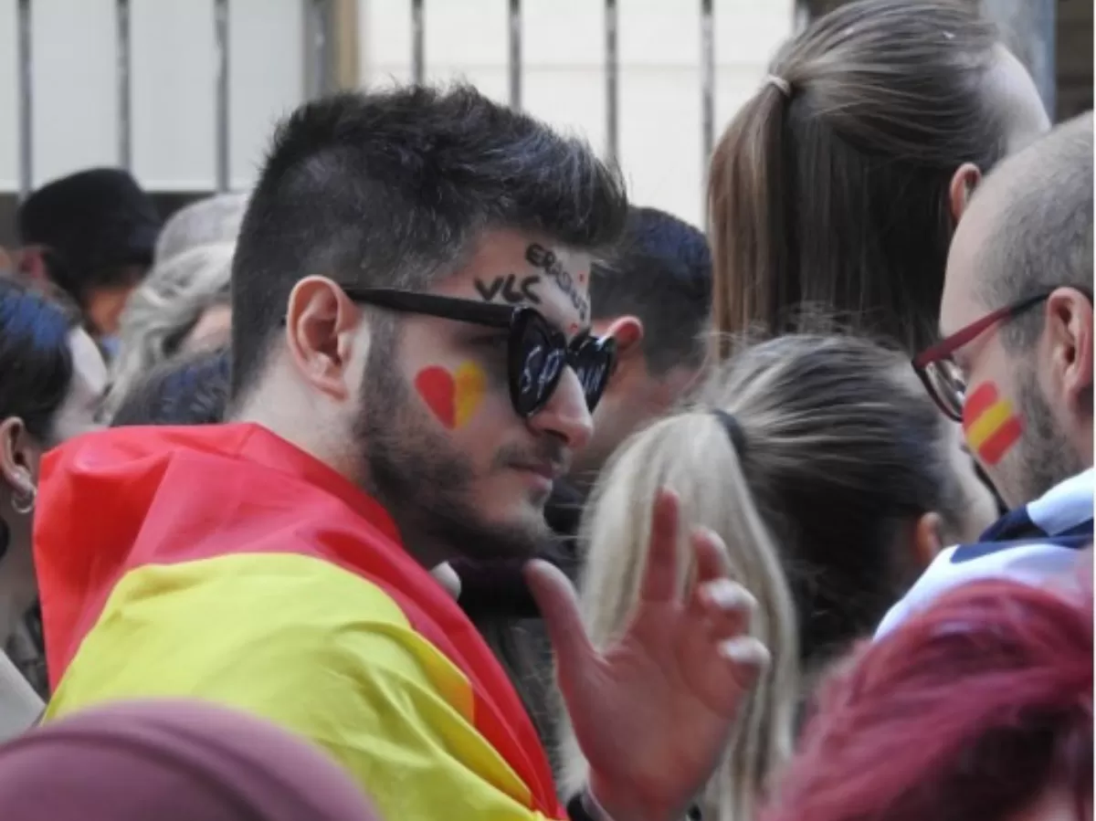 A moment from the parade