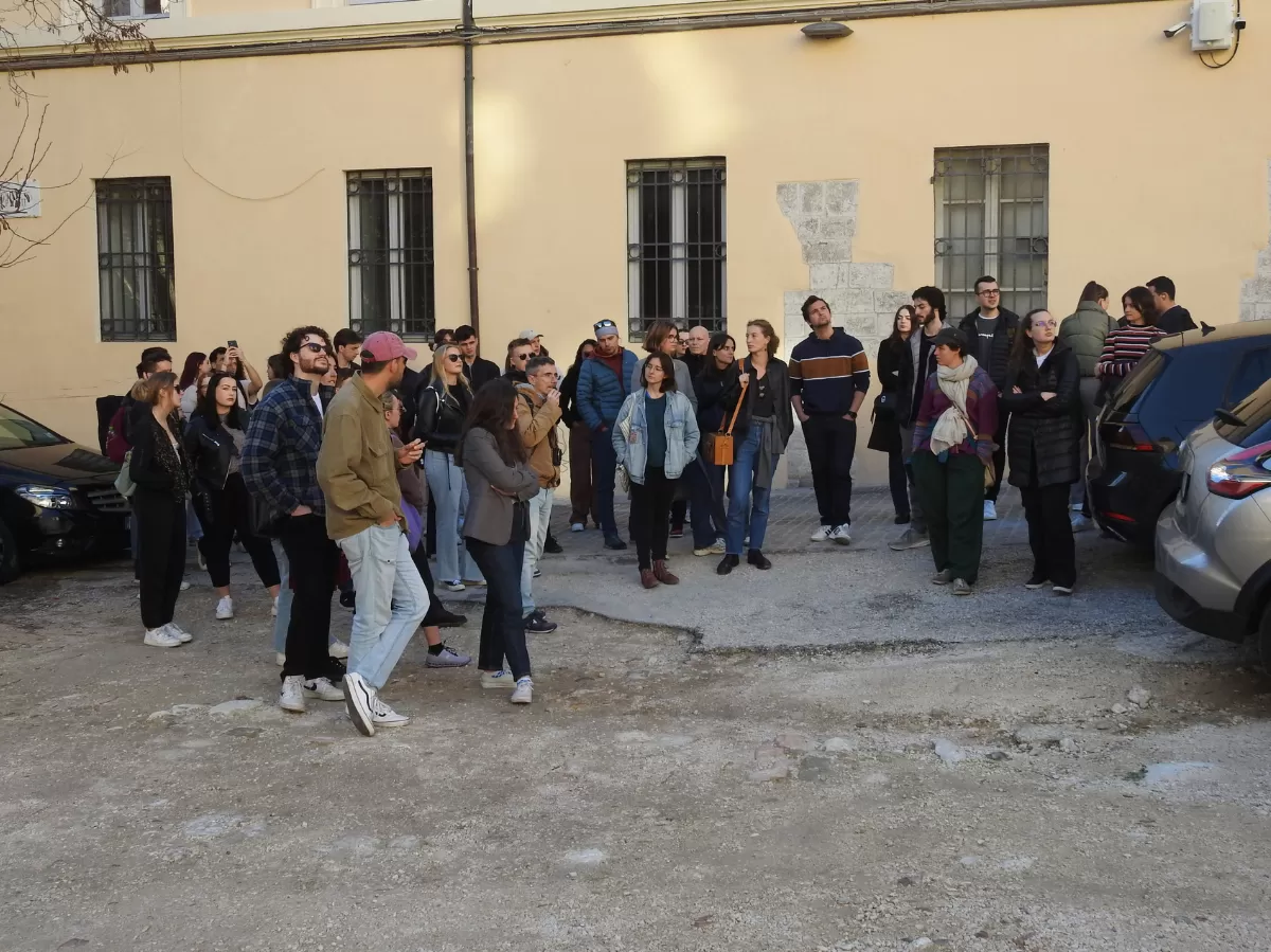 A moment from the city tour