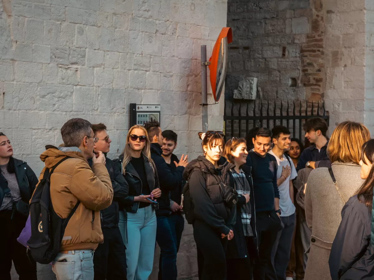 A moment from the city tour