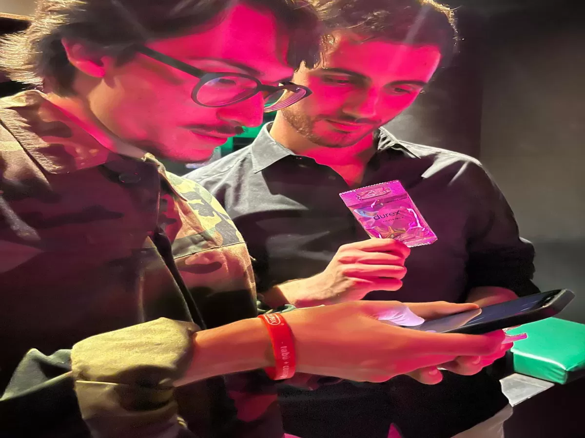 Provision of sexually transmitted disease testing and condom distribution.