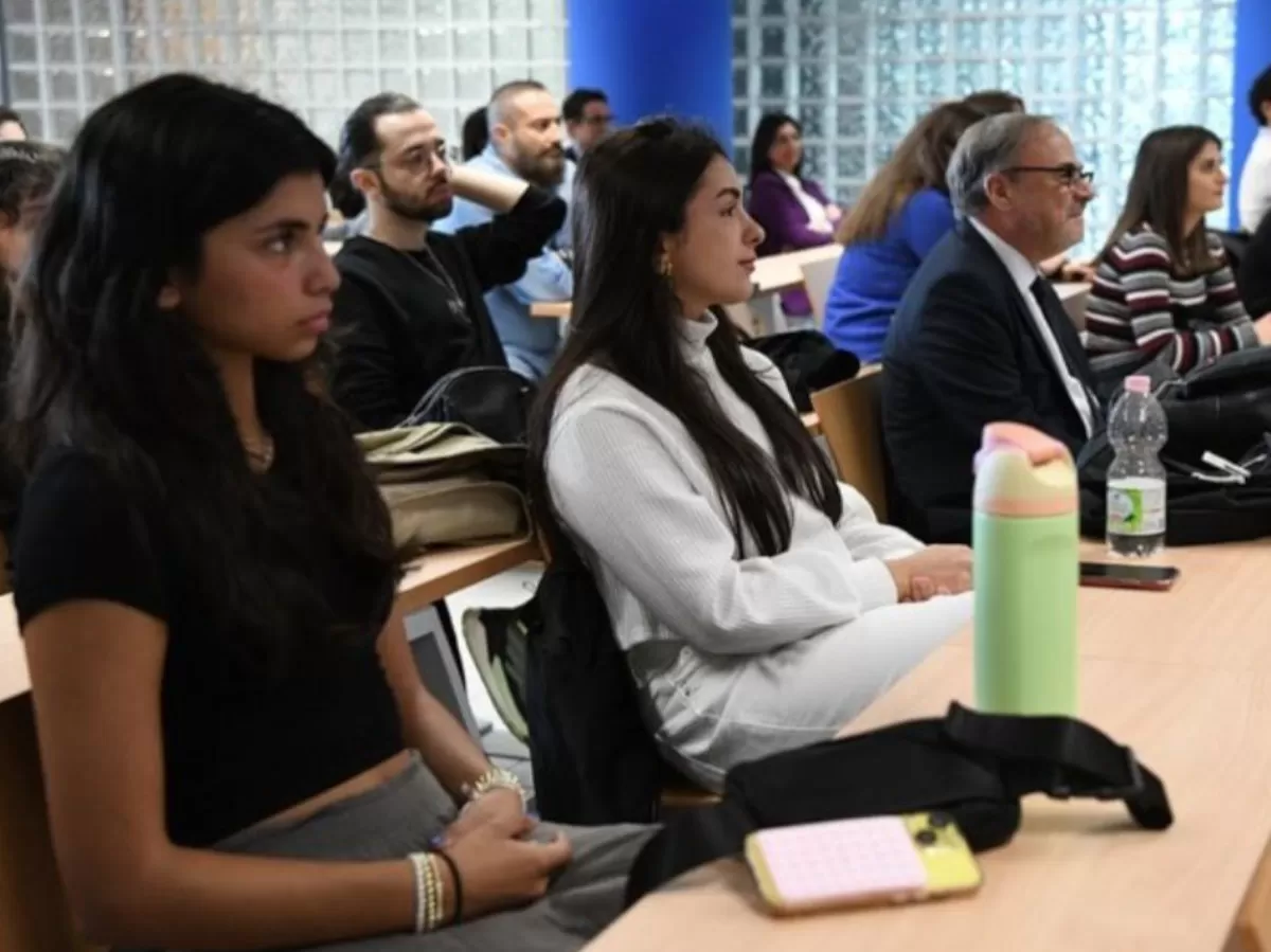 students attending the conference