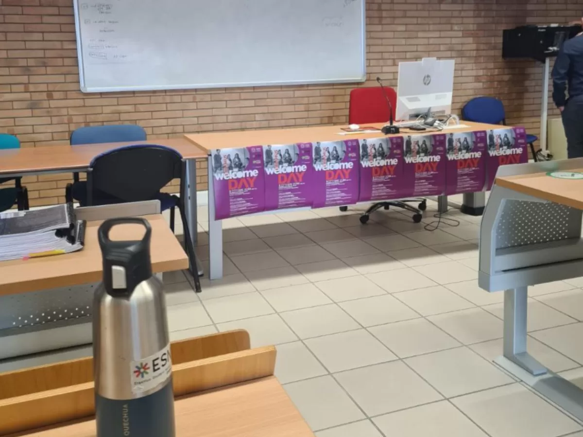 the empty conference room