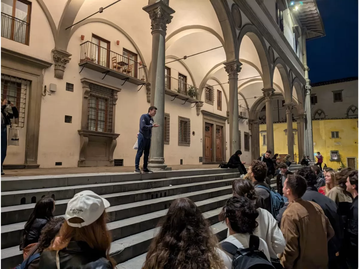 ESN Staff member telling the results