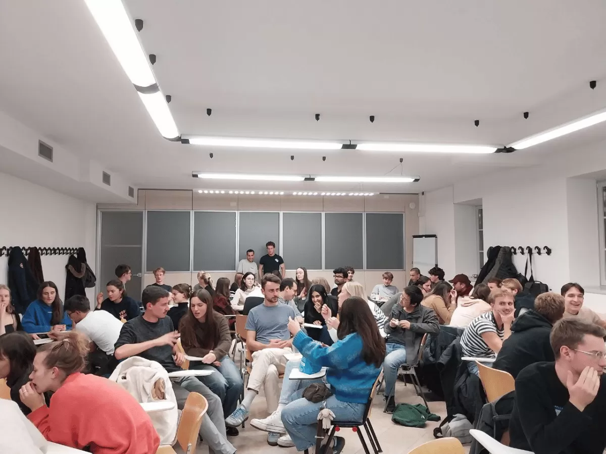 Our International Students during the conference