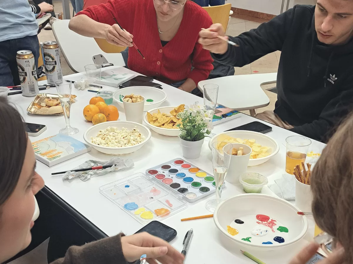 Our International Students at the event