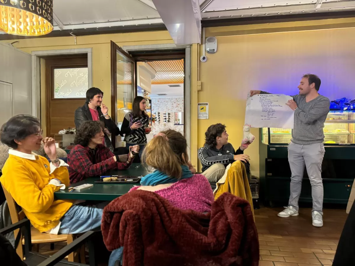 Participants during the activities