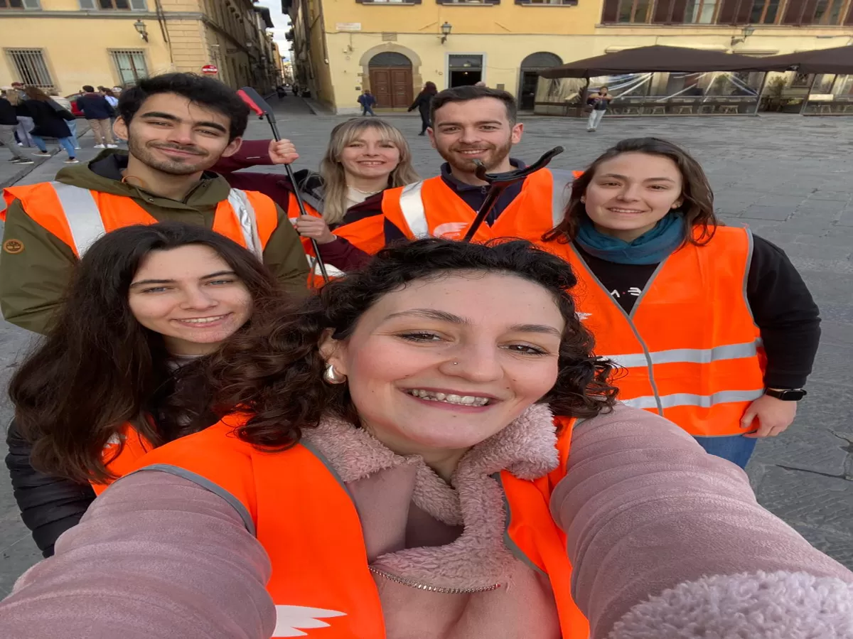 our little group super happy about the event