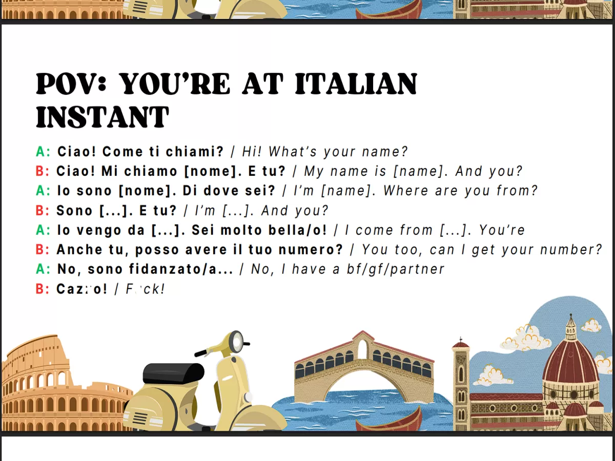 Italian presentation