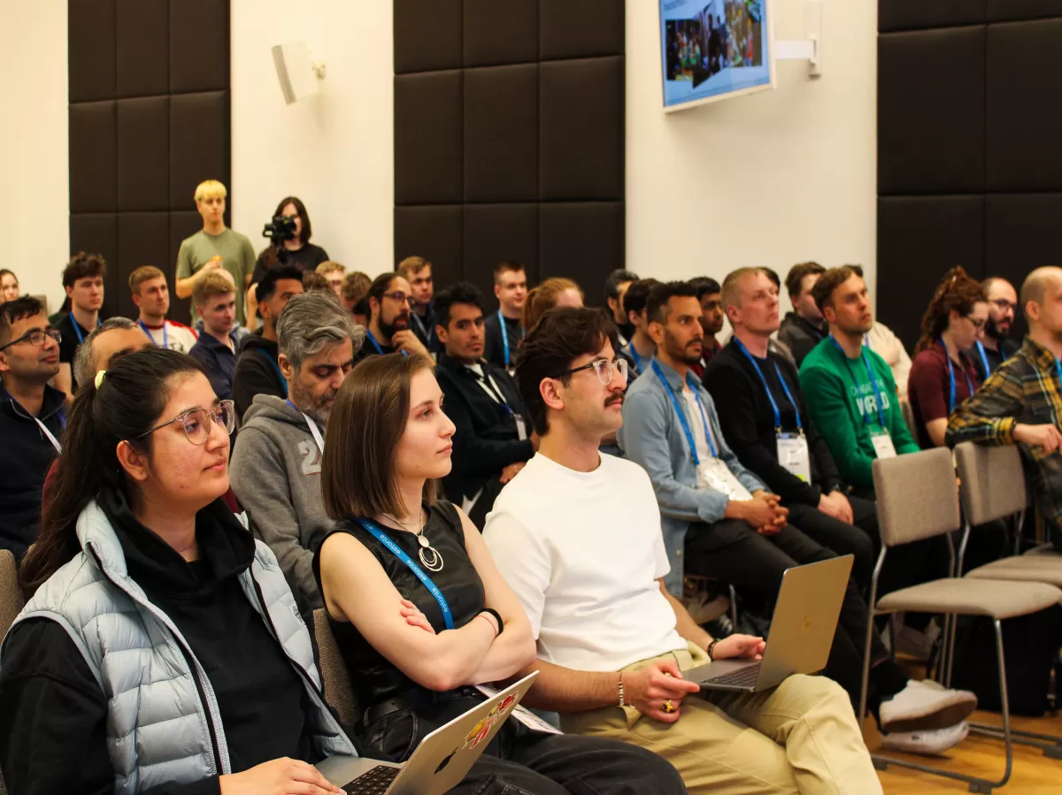Participants at the opening ceremony