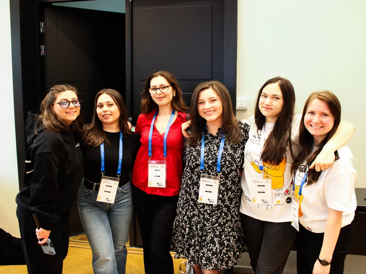 ESN Tallinn volunteers at the Hackathon