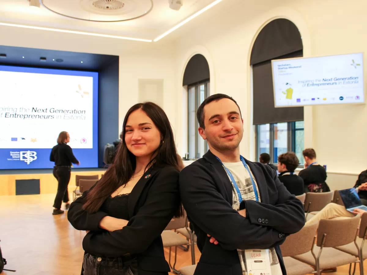 ESN Tallinn and Techstars Adventures representatives