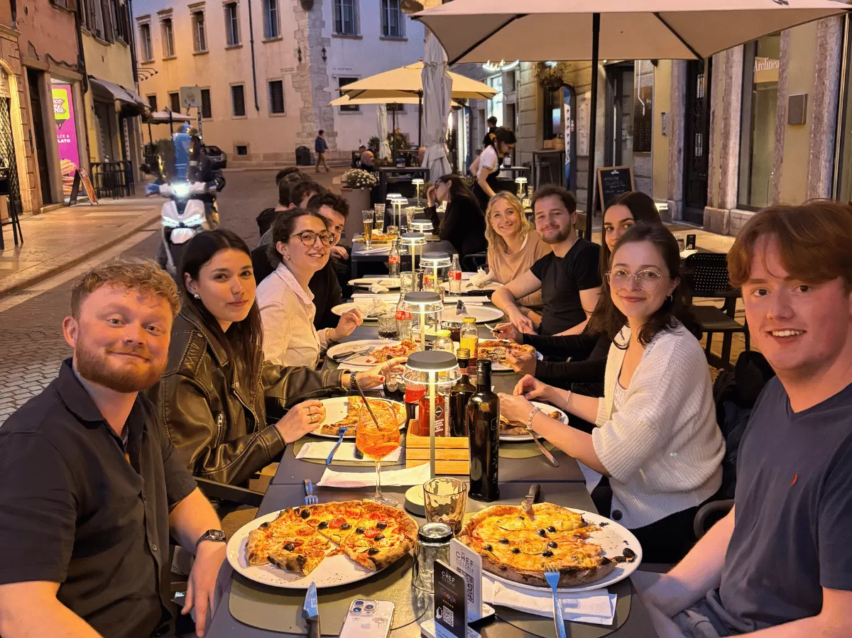 Our International Students at the event