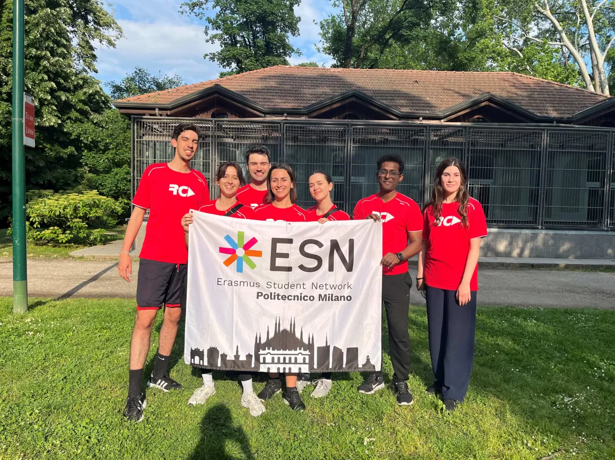 Picture with the flag