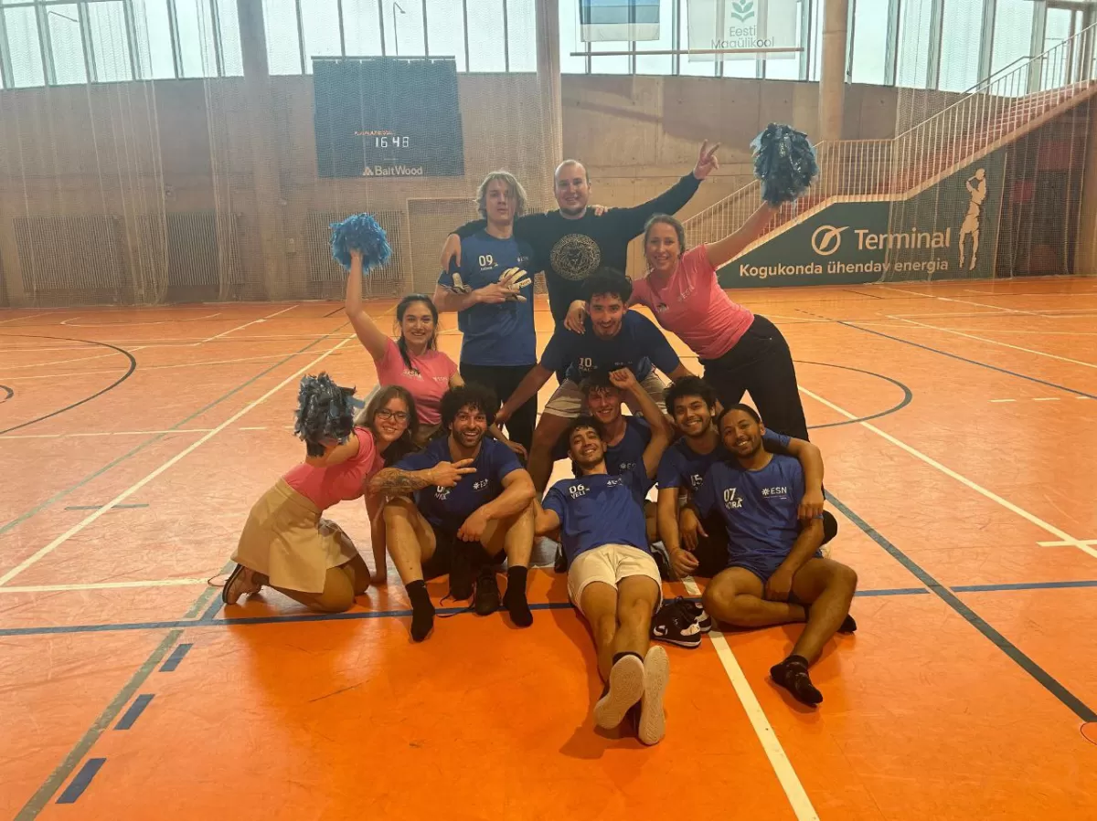 Players after the end of the game