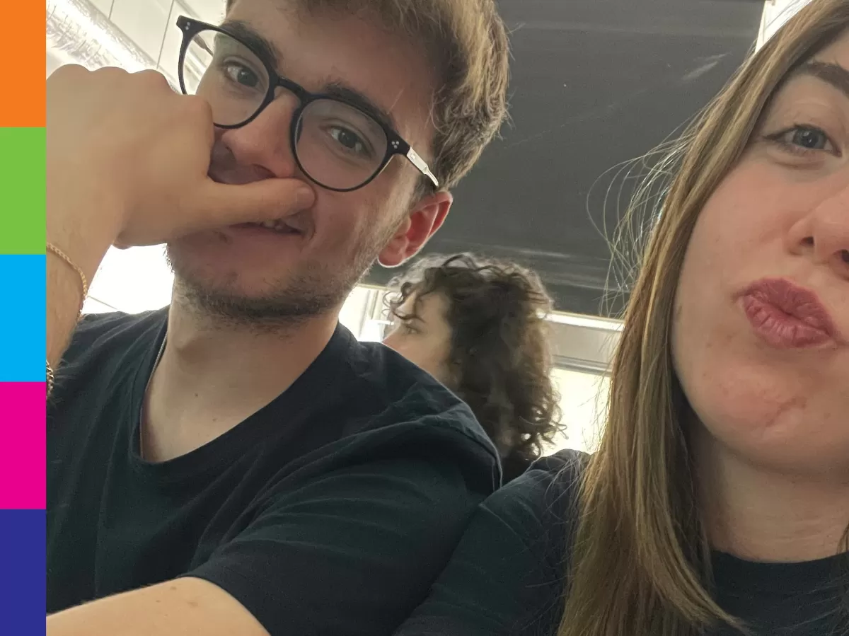 Volunteers participating to the event