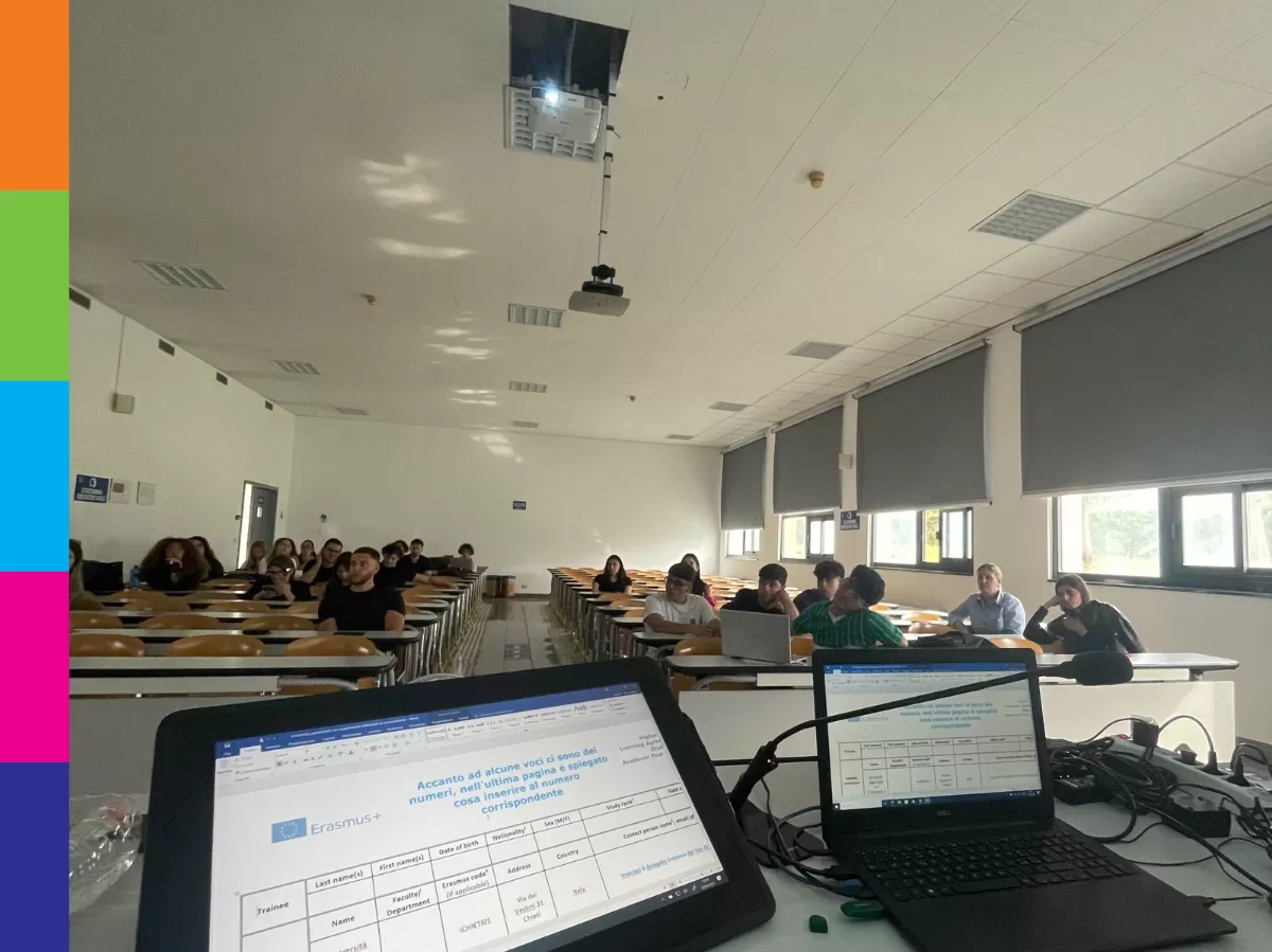 Students attending the meeting