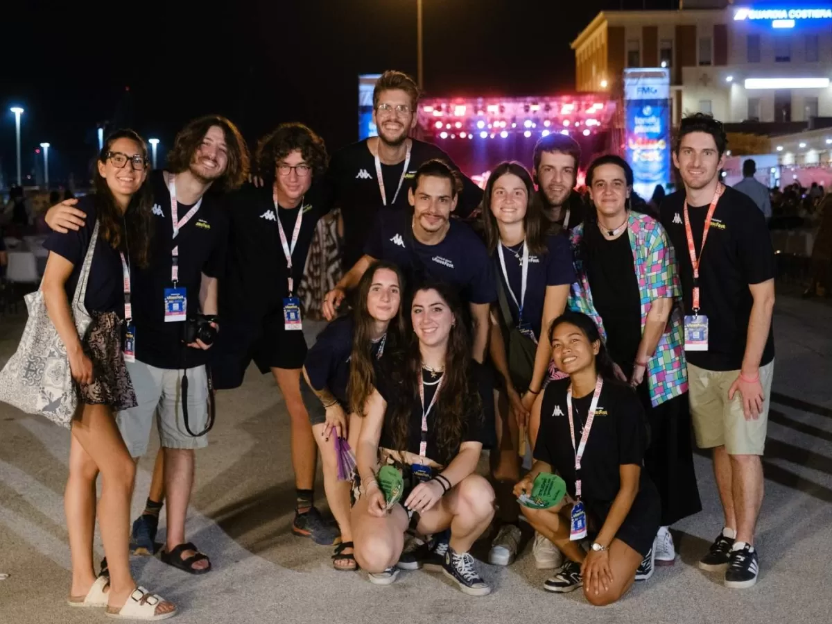 Volunteers during the concert