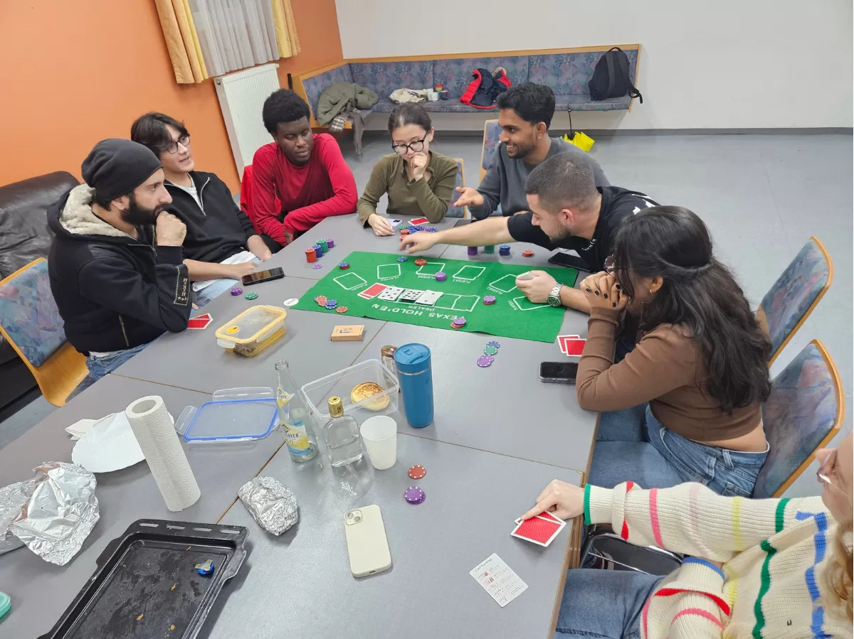 People playing games