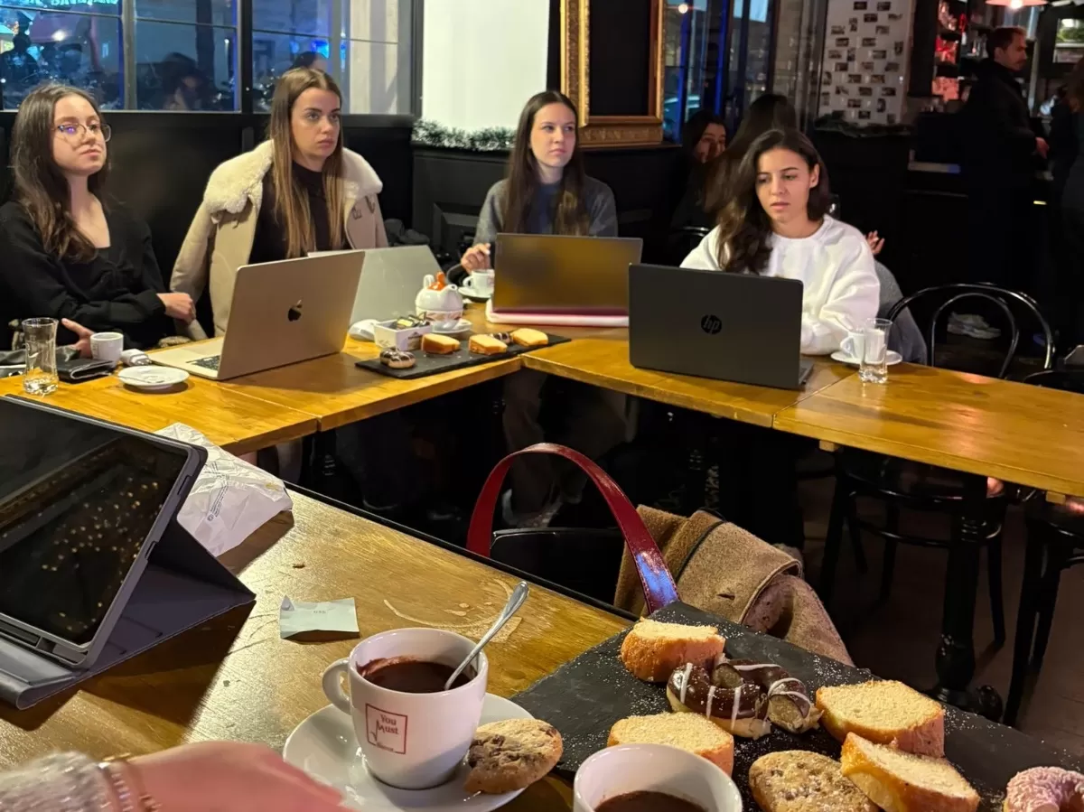 Participants listening to the presentation.