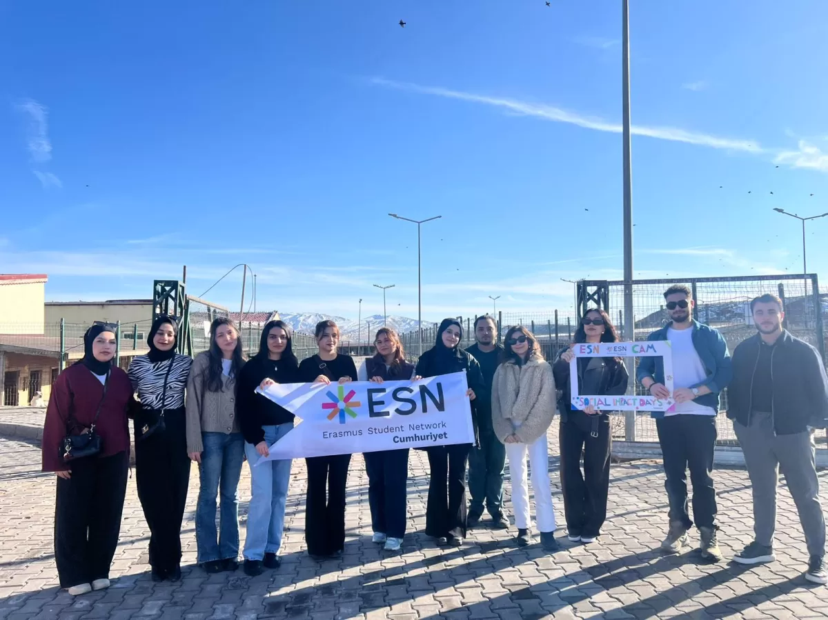 Our members after feeding the animals.