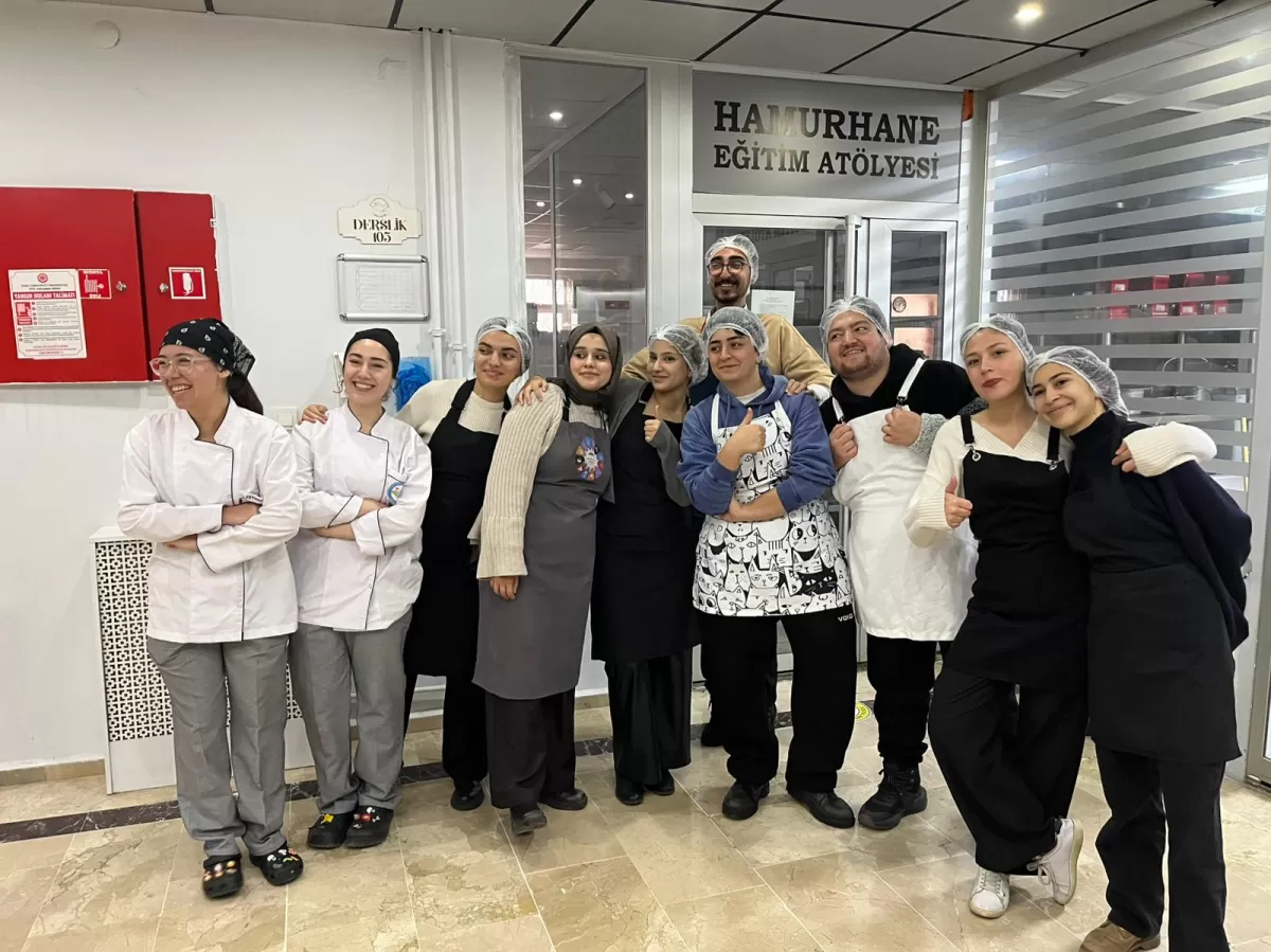 Our members getting ready to brew some Turkish Coffee.