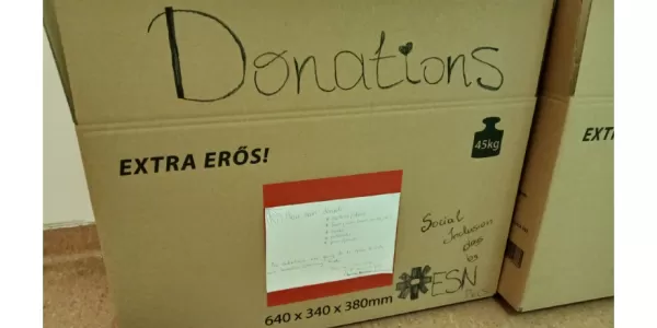 Donation Drive by ESN Pécs
