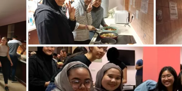 Pictures from dorm cooking night
