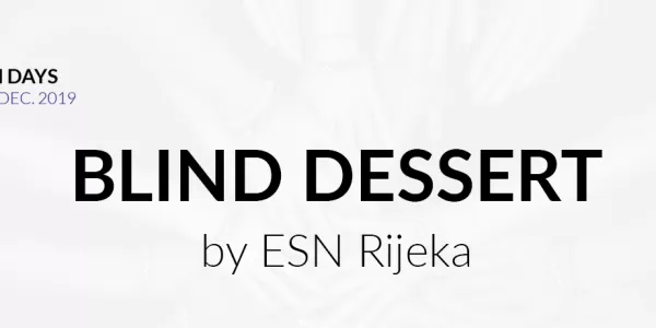 Blind Dessert by ESN Rijeka