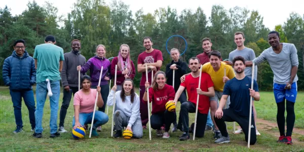The brave people who played the game of Quidditch for the first time in Estonia